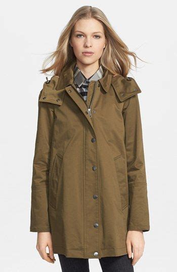 Burberry Bowpark Raincoat With Wool Liner In Dark Khaki 